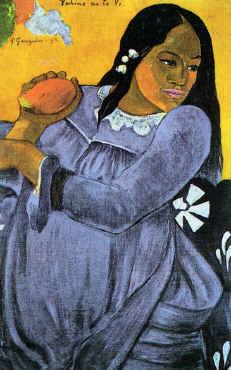 Paul Gauguin Woman with Mango Germany oil painting art